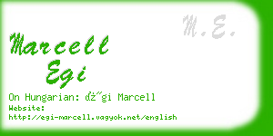 marcell egi business card